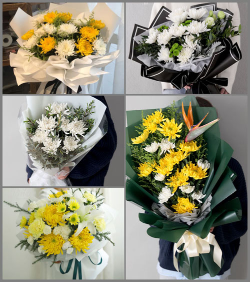 安徽黄山市歙县霞坑镇白事花束代送